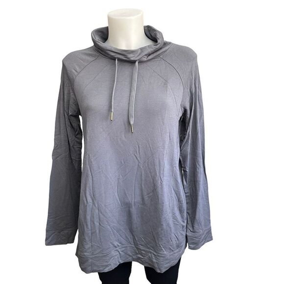 Koolaburra by Ugg Gray Cowl Neck Stretchy Pullover Sweater Loungewear sz Small - Picture 1 of 10